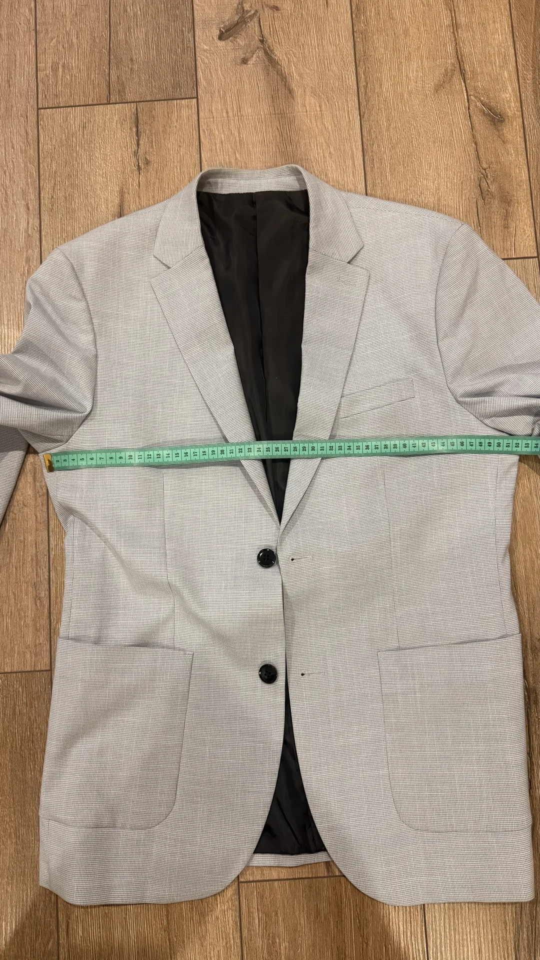 мужской костюм HM slim fit 50/52 - миниатюра 6
