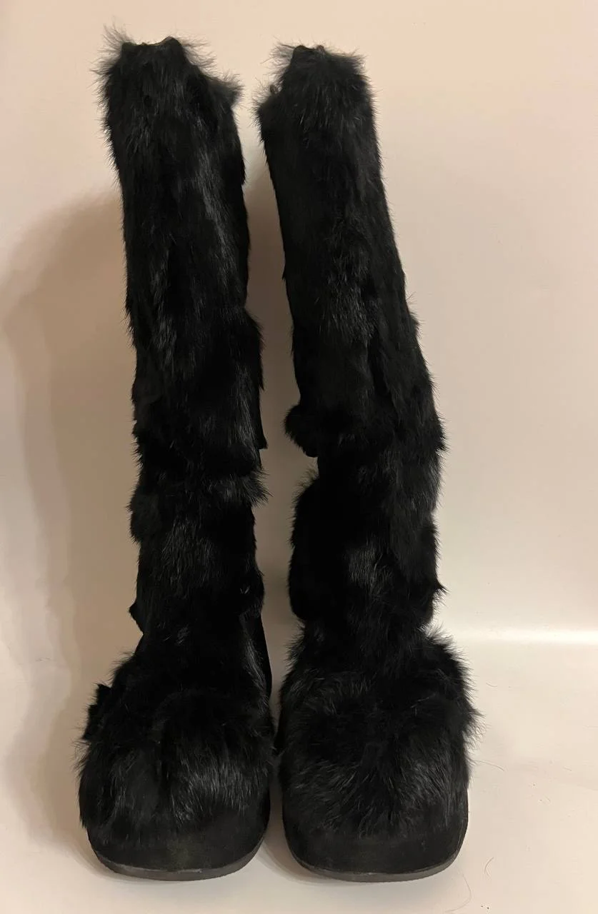Buffalo London Platform fur boots - миниатюра 2