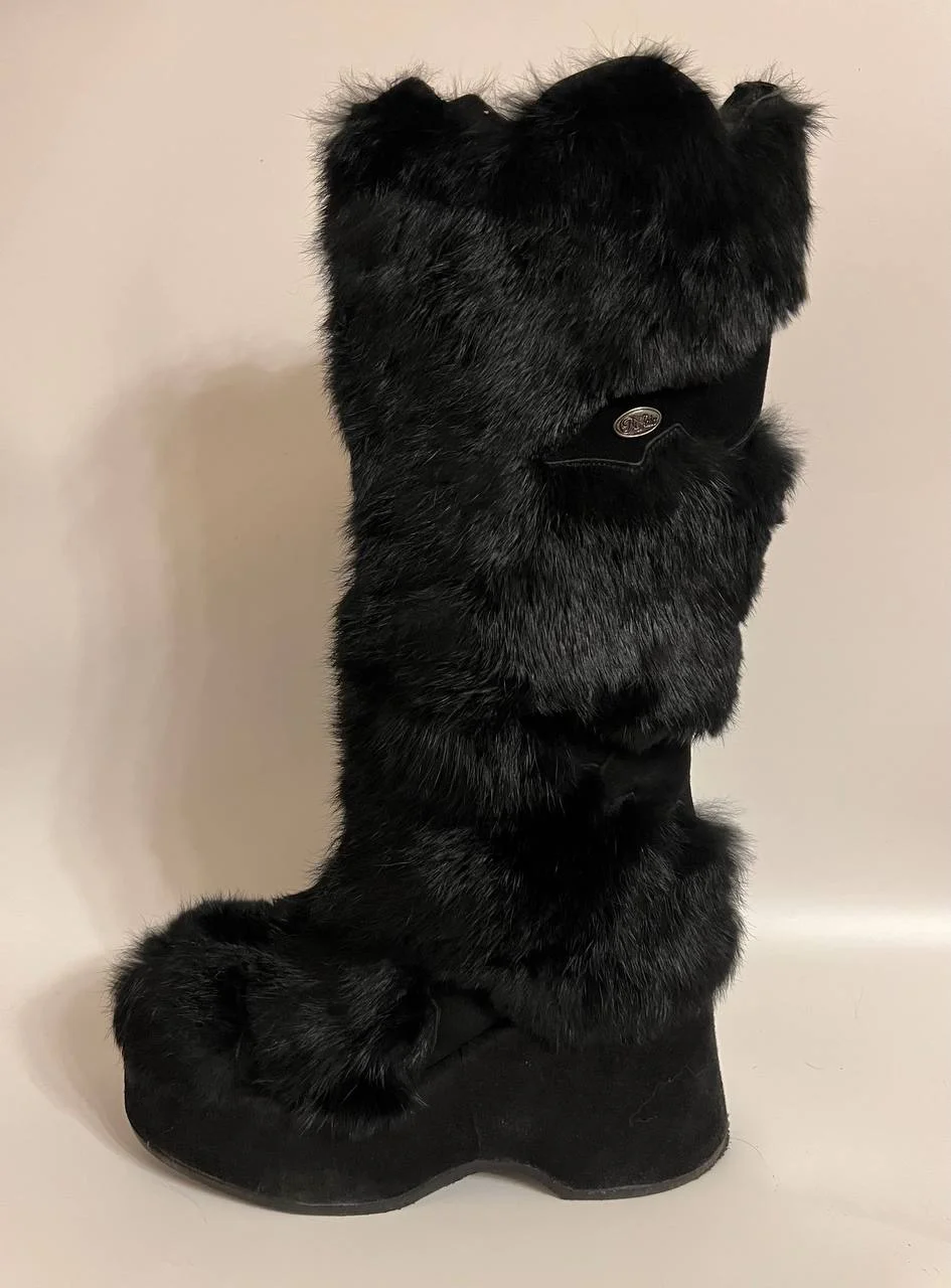 Buffalo London Platform fur boots - миниатюра 6
