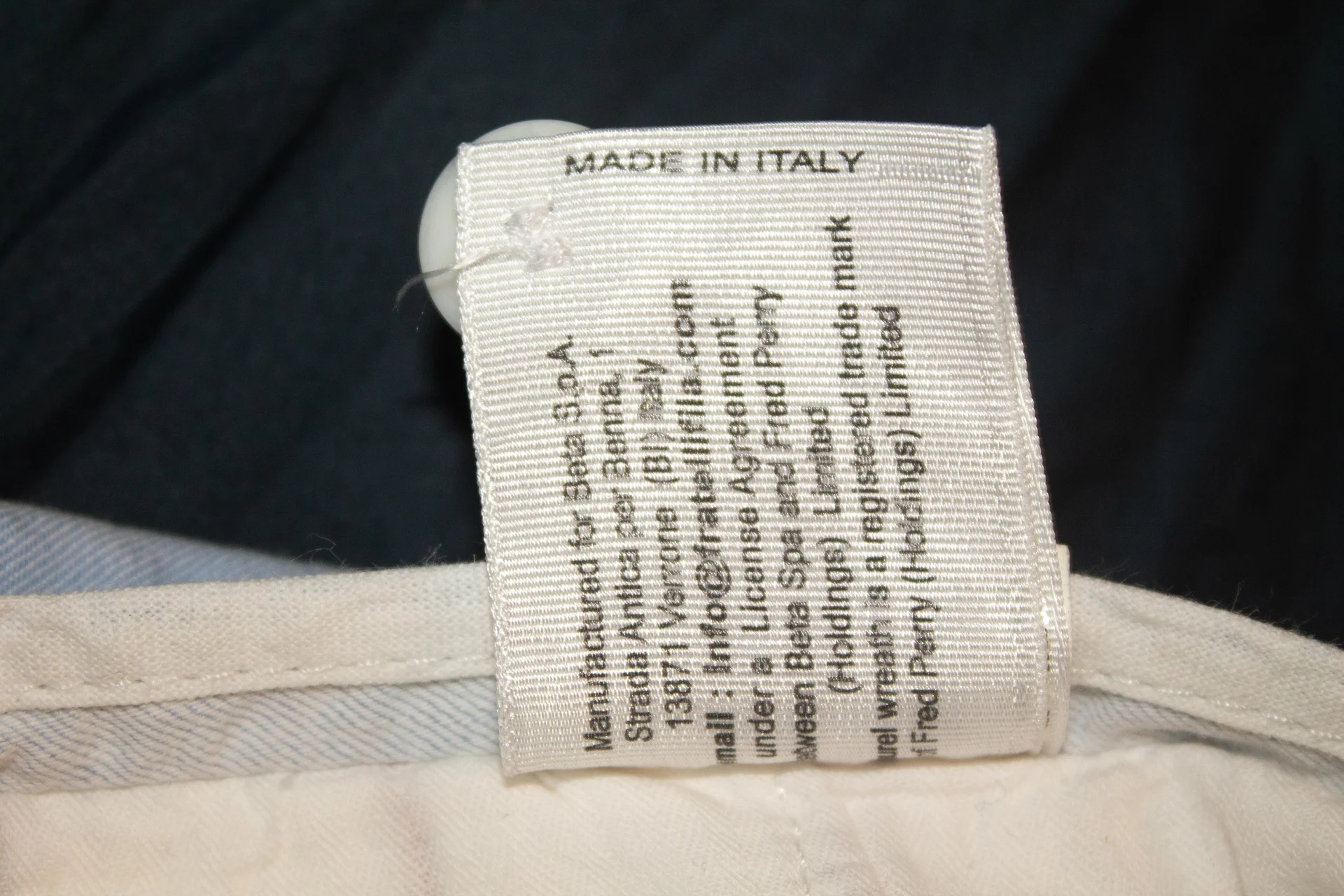 Винтажные шорты Fred Perry Made in Italy - миниатюра 4