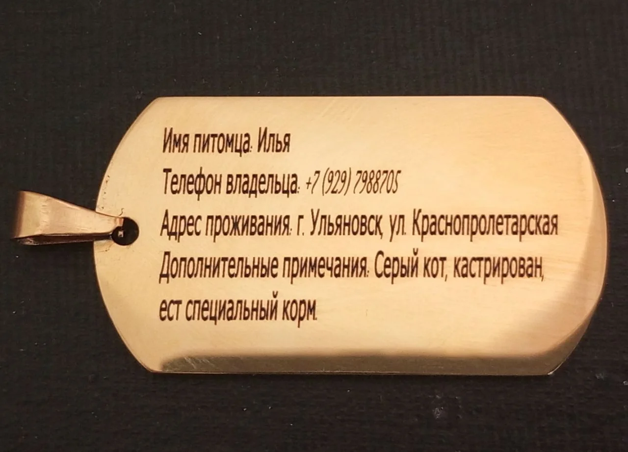 Адресники для собак и кошек - изображение 1