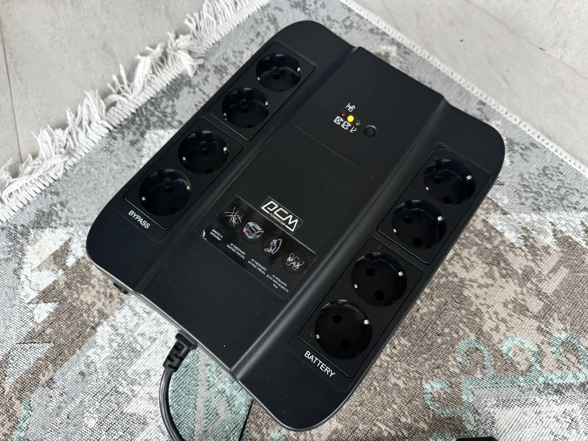ИБП POWERCOM Spider SPD-1000N, 1000ВA - миниатюра 3