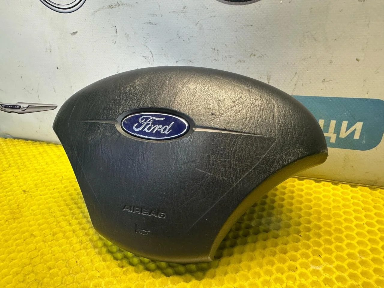 Подушка безопасности водителя Ford Focus рест. - миниатюра 3