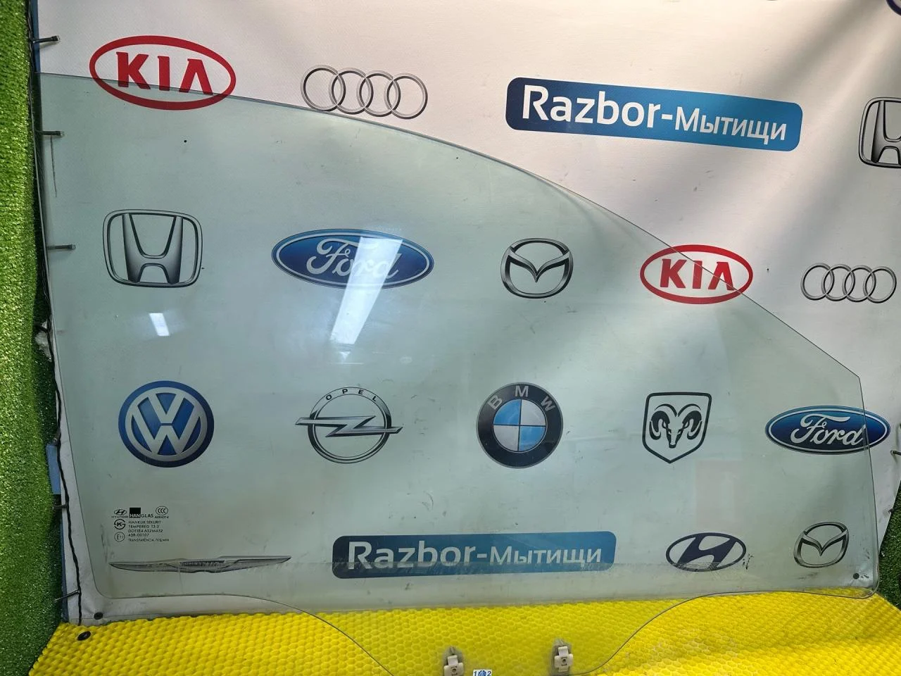 Стекло двери передней правой Hyundai Getz 2005 - изображение 1