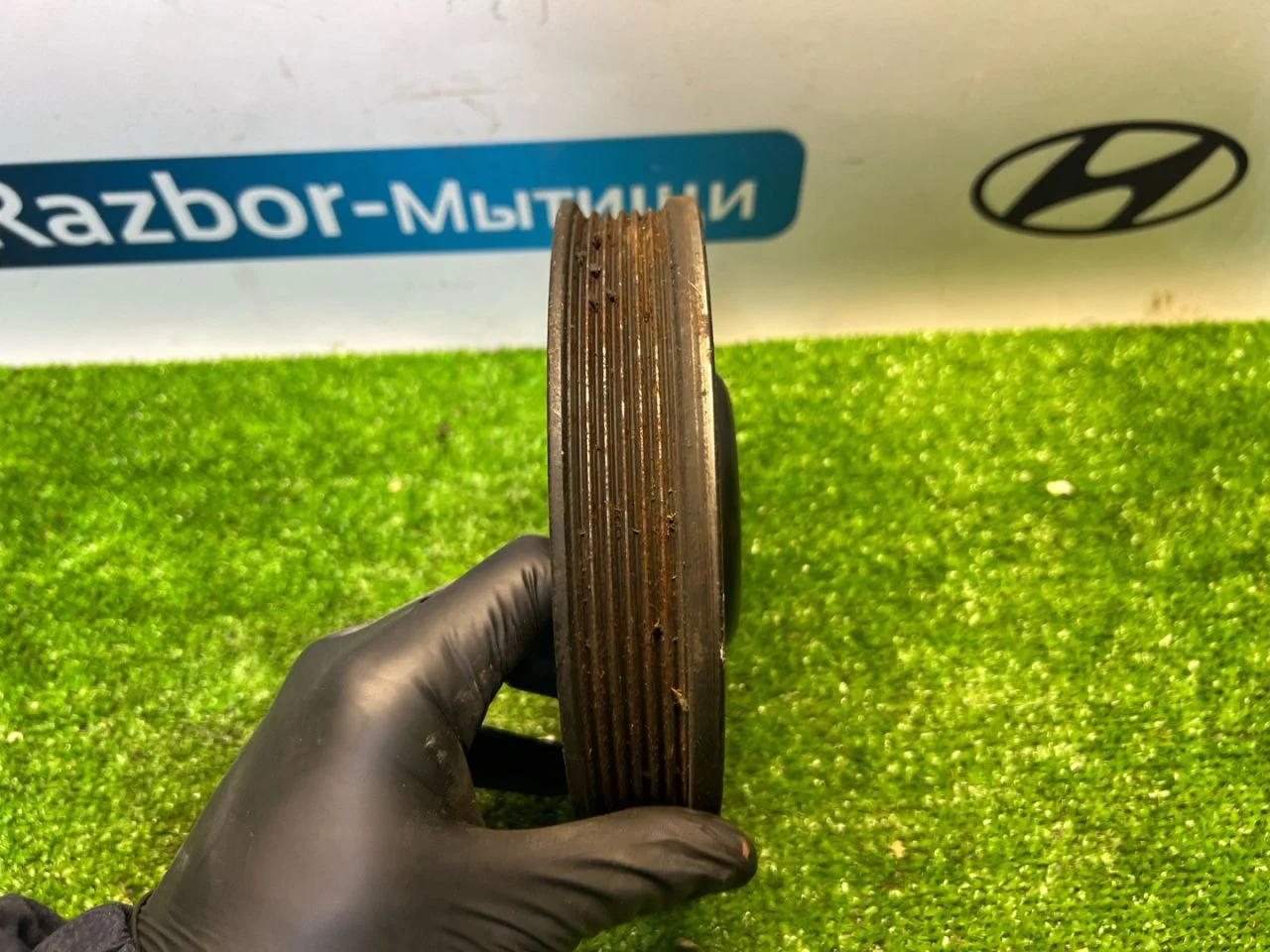 Шкив коленвала Audi A6 C5 4B5 2000 078105251 - миниатюра 2