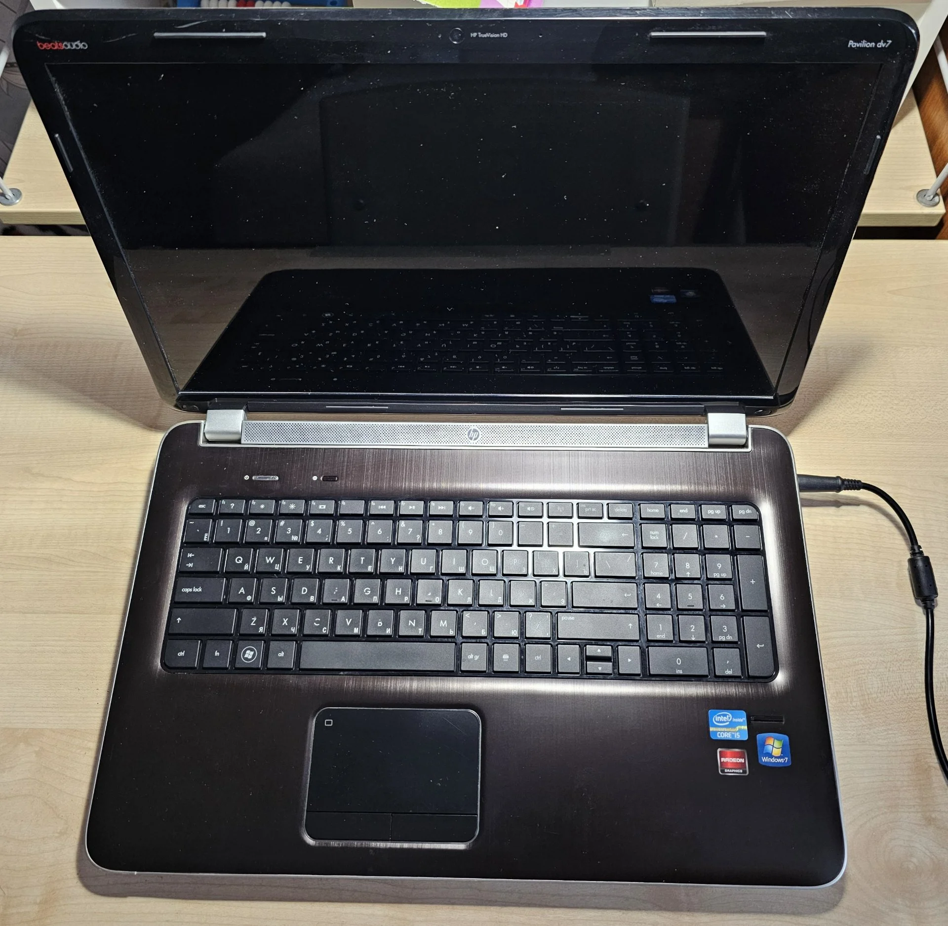 Ноутбук HP pavilion DV7-6152er Разбор на запчасти - изображение 1