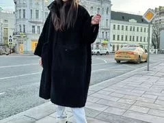 Двусторонняя куртка шуба diesel - миниатюра 5