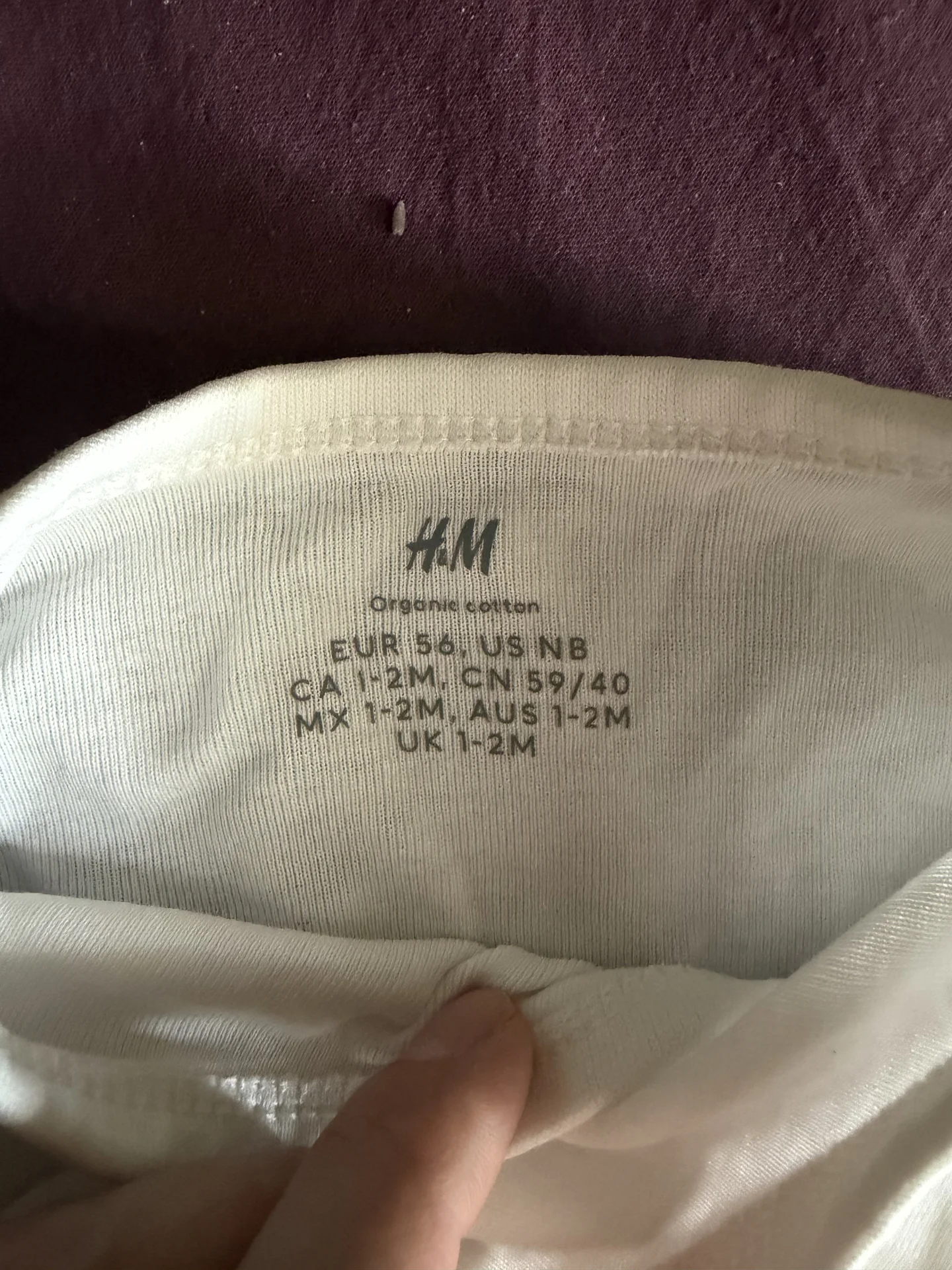 Боди H&M 56 размер - миниатюра 2