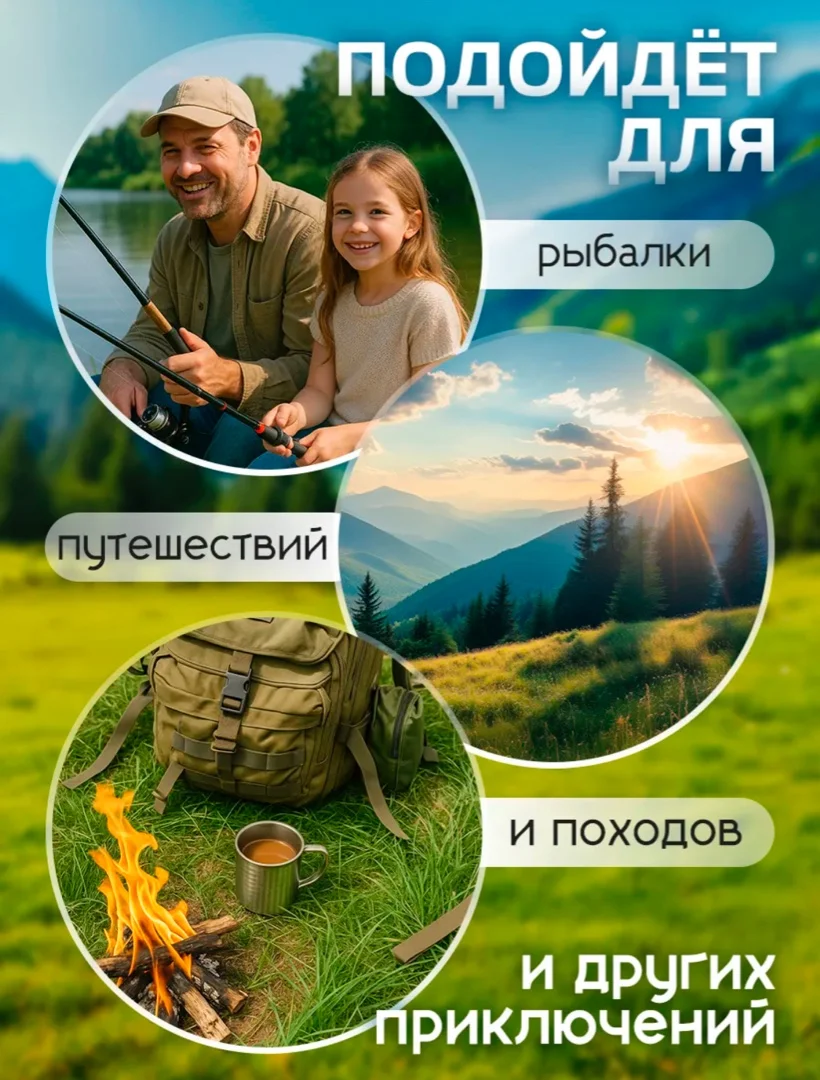 Палатка 4-местная с тамбуром, туристическая - миниатюра 10