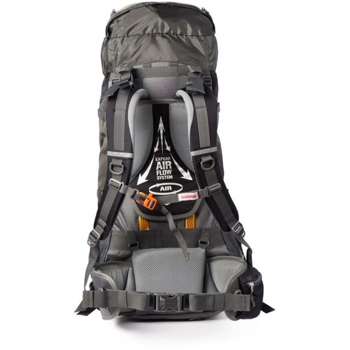 Рюкзак Naturehike NH70B070-B 70L черно-серый - миниатюра 3