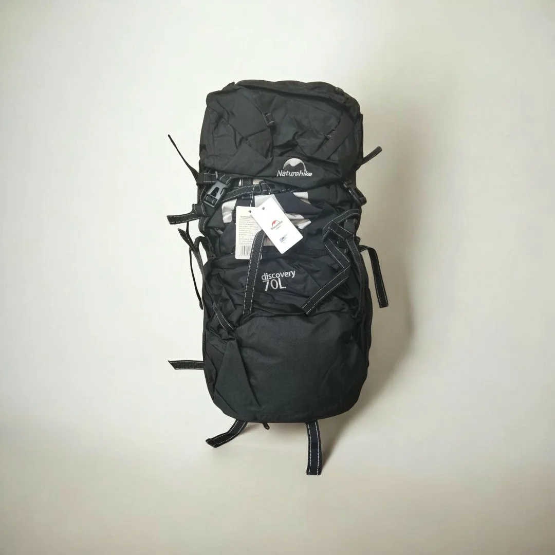 Рюкзак Naturehike NH70B070-B 70L черно-серый - миниатюра 4