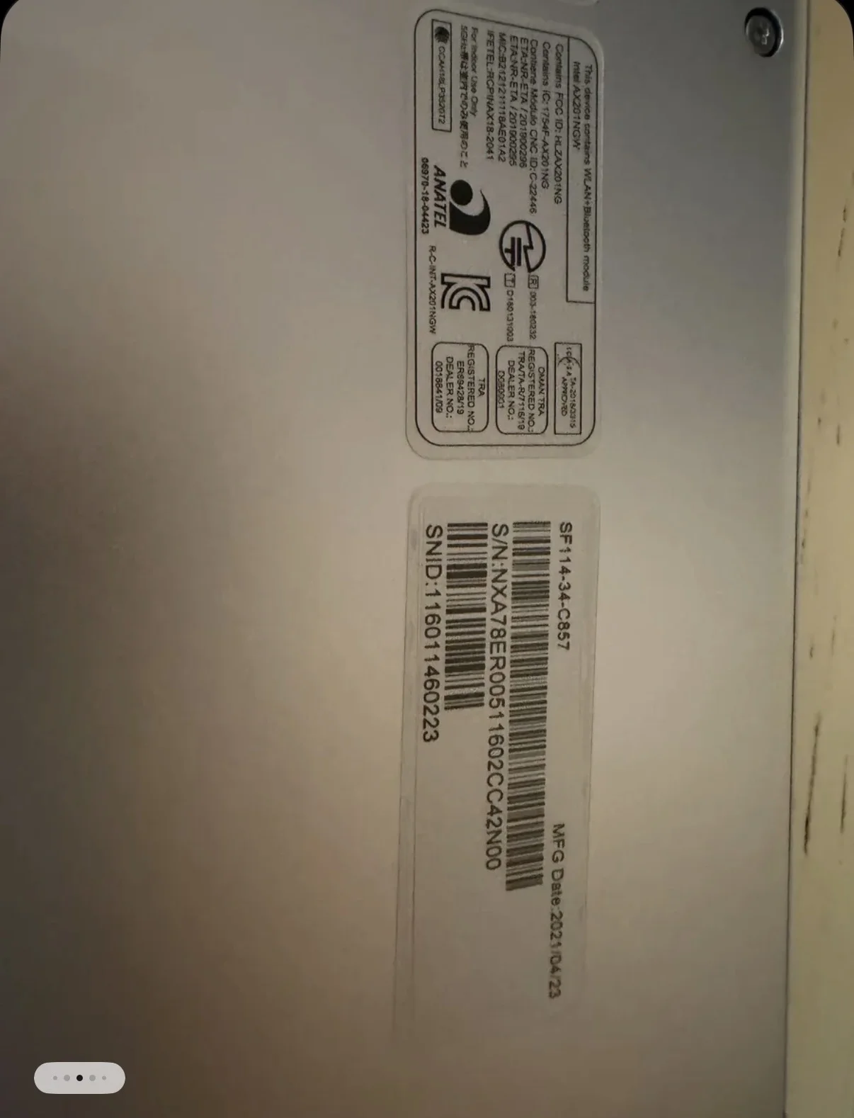 Ноутбук Acer Swift 1 SF114-34-C857 NX.A78ER.005 - миниатюра 5