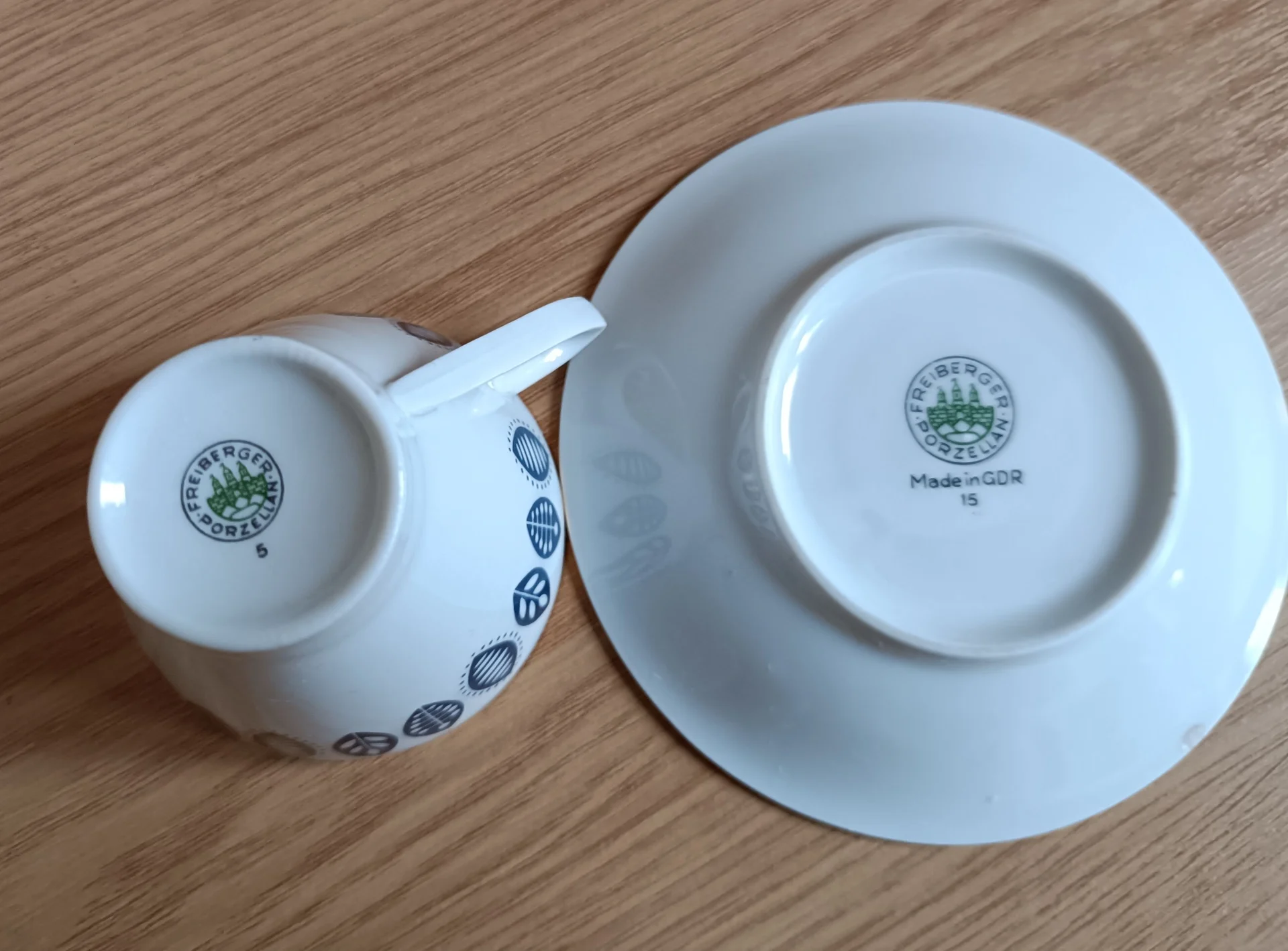 Кофейный сервиз Freiberger Porzellan 12 предметов - миниатюра 6