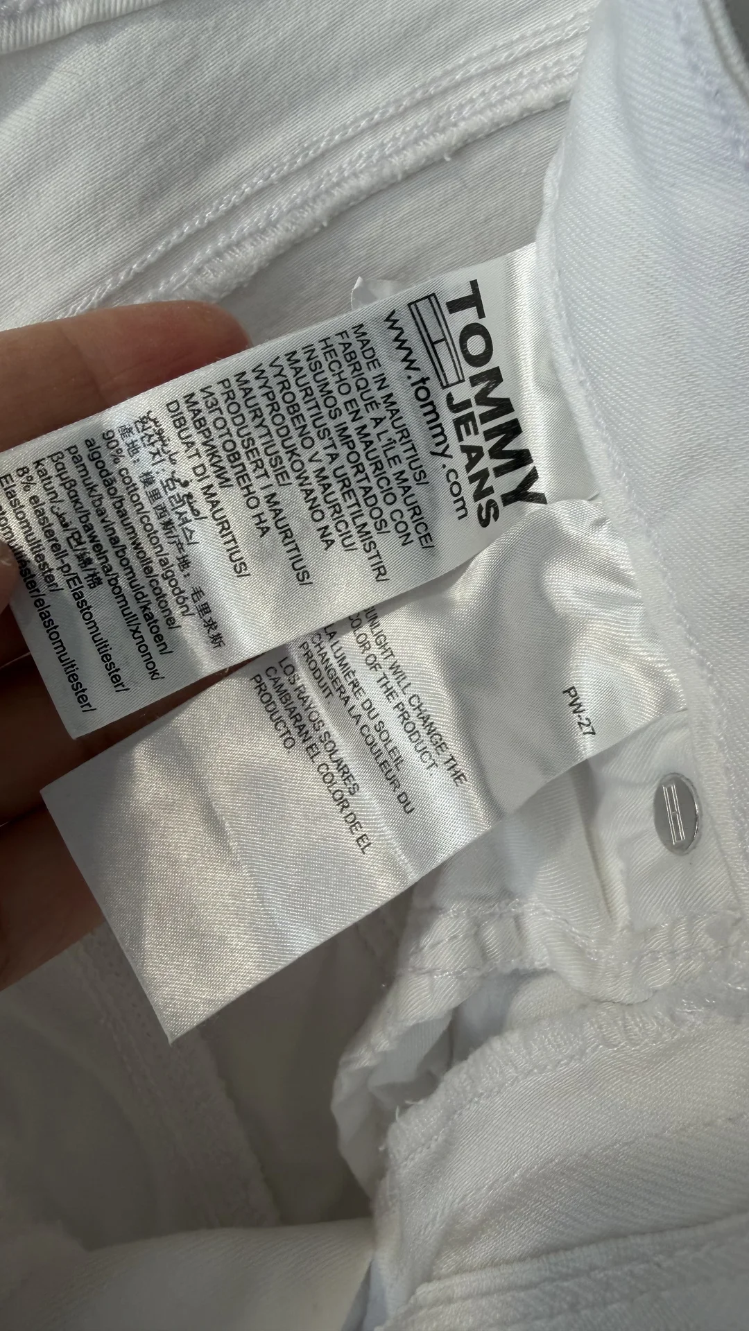 Джинсы белые женские Tommy Jeans - миниатюра 5