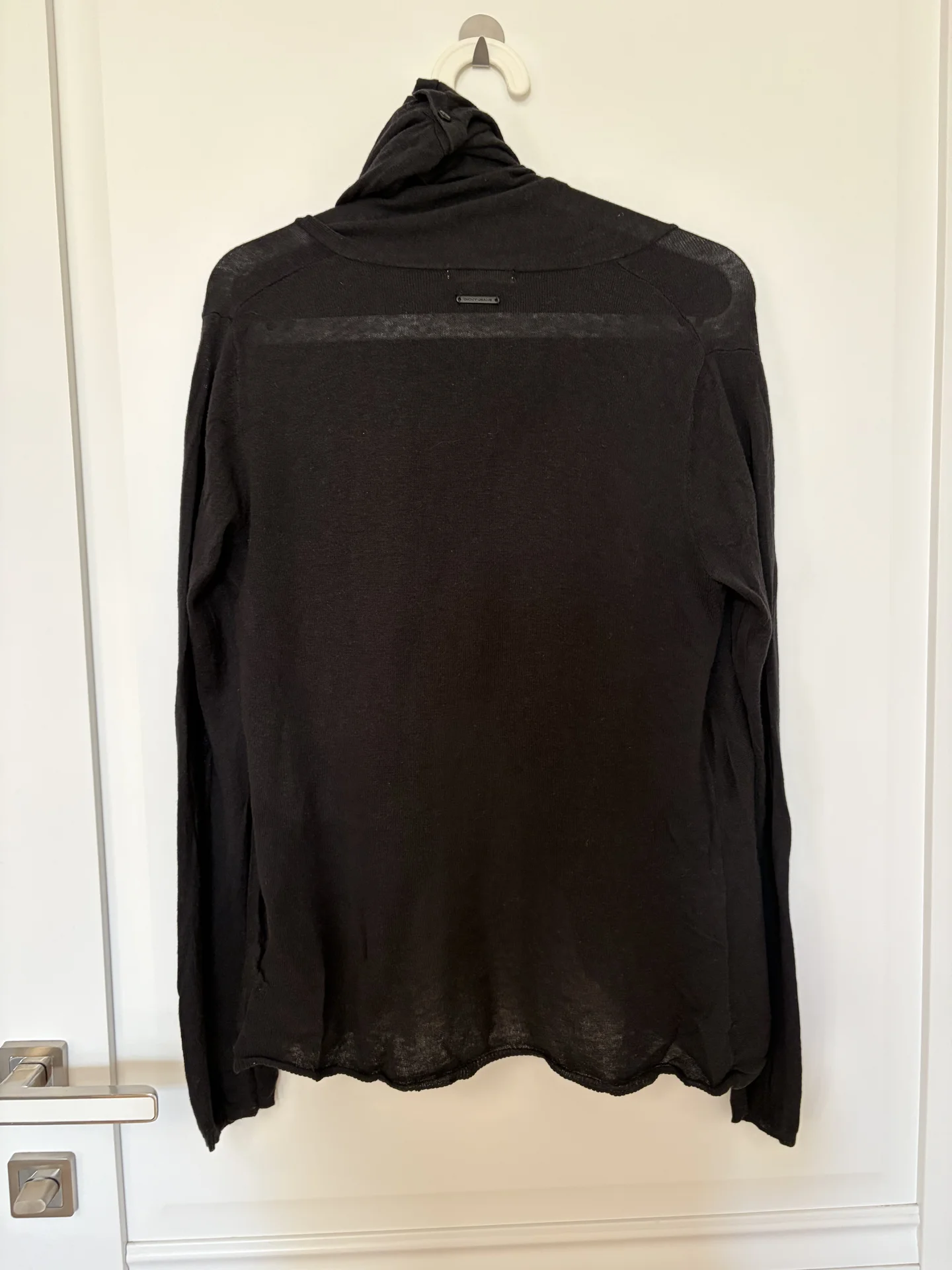 Dkny кардиган трансформер черный 42 44 - миниатюра 6