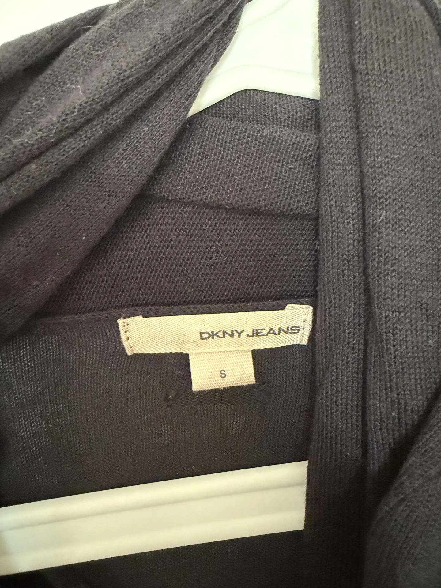 Dkny кардиган трансформер черный 42 44 - миниатюра 9