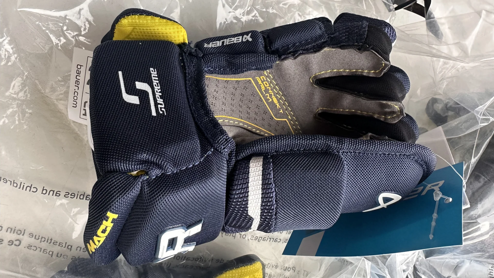 Перчатки краги хоккейные Bauer Mach - миниатюра 6