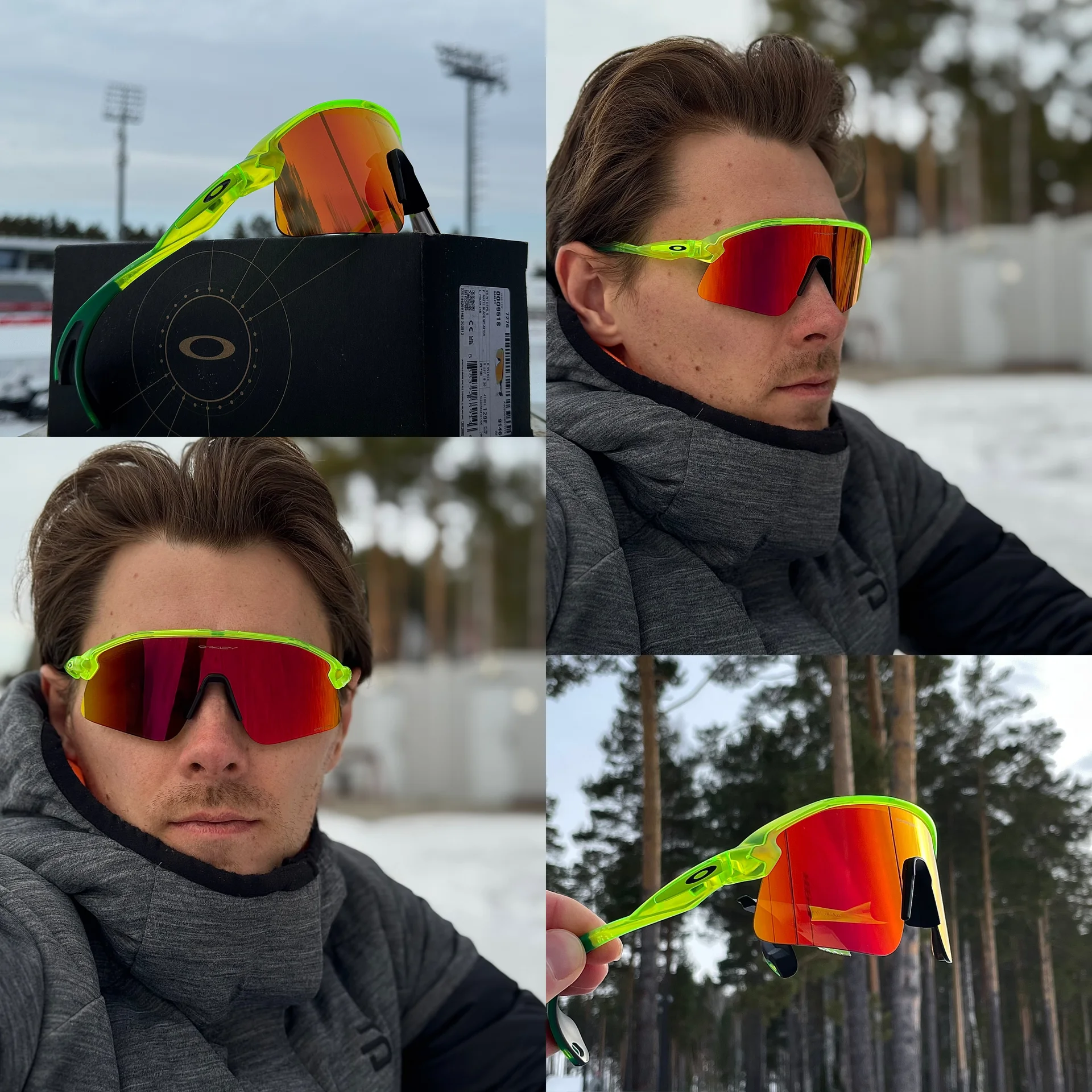 Очки Oakley Stunt Devil S Prizm Ruby новые - изображение 1