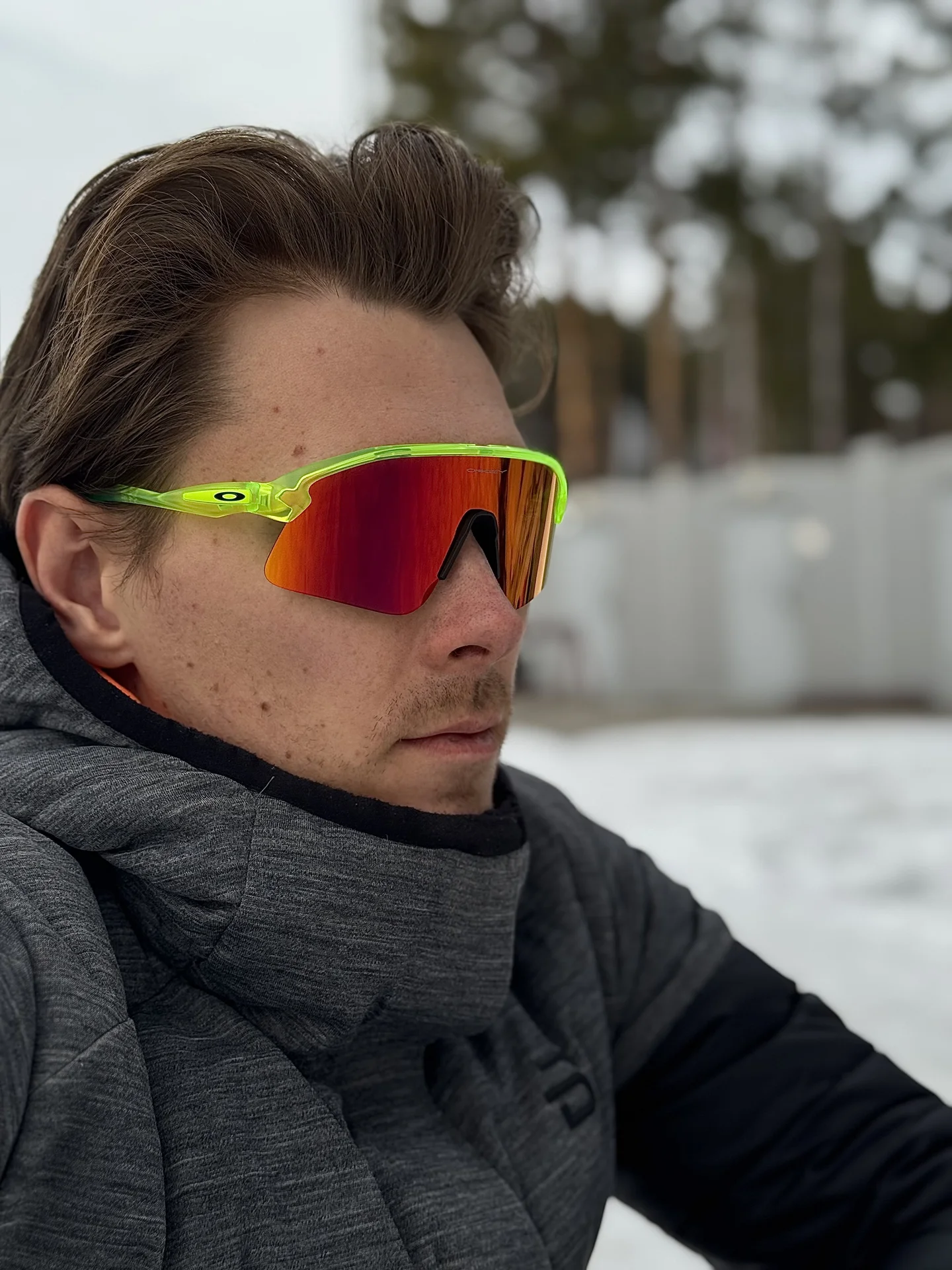 Очки Oakley Stunt Devil S Prizm Ruby новые - миниатюра 2