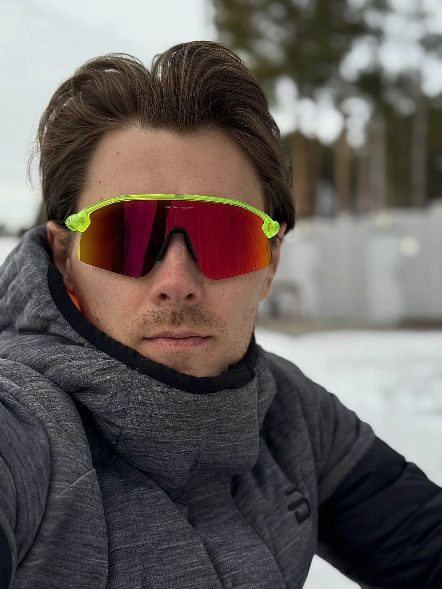 Очки Oakley Stunt Devil S Prizm Ruby новые - миниатюра 3