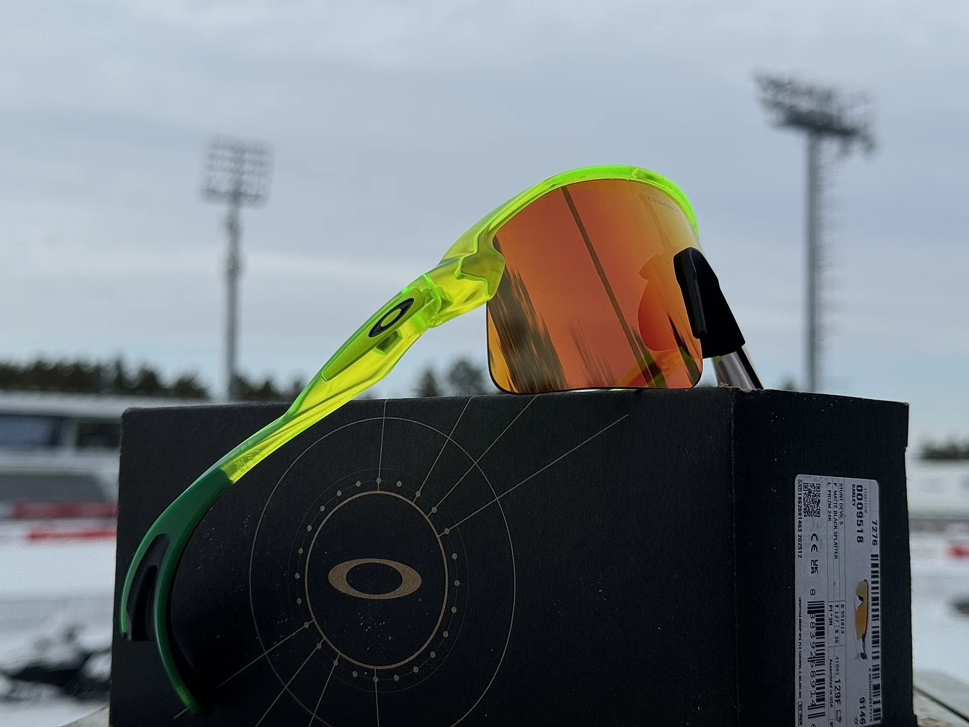 Очки Oakley Stunt Devil S Prizm Ruby новые - миниатюра 4