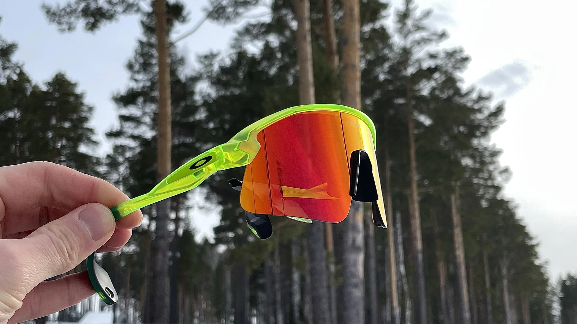 Очки Oakley Stunt Devil S Prizm Ruby новые - миниатюра 5