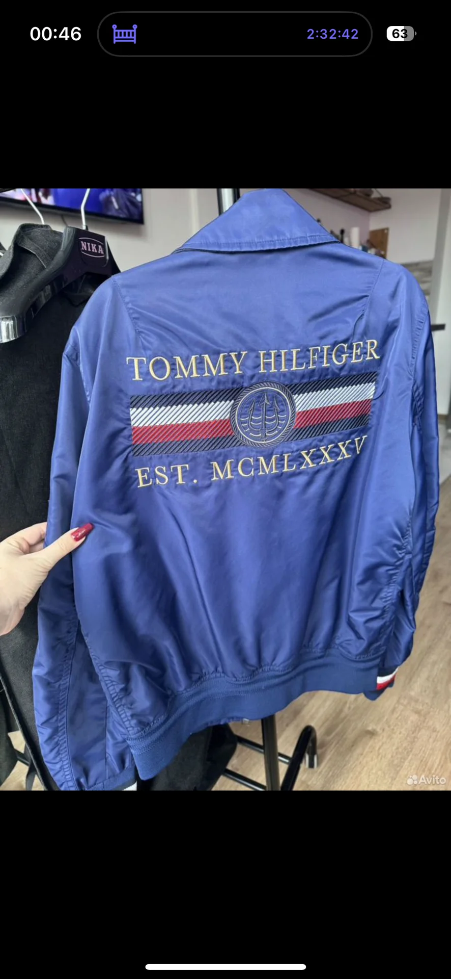 Бомбер куртка Tommy Hilfiger оригинал размер S - миниатюра 3