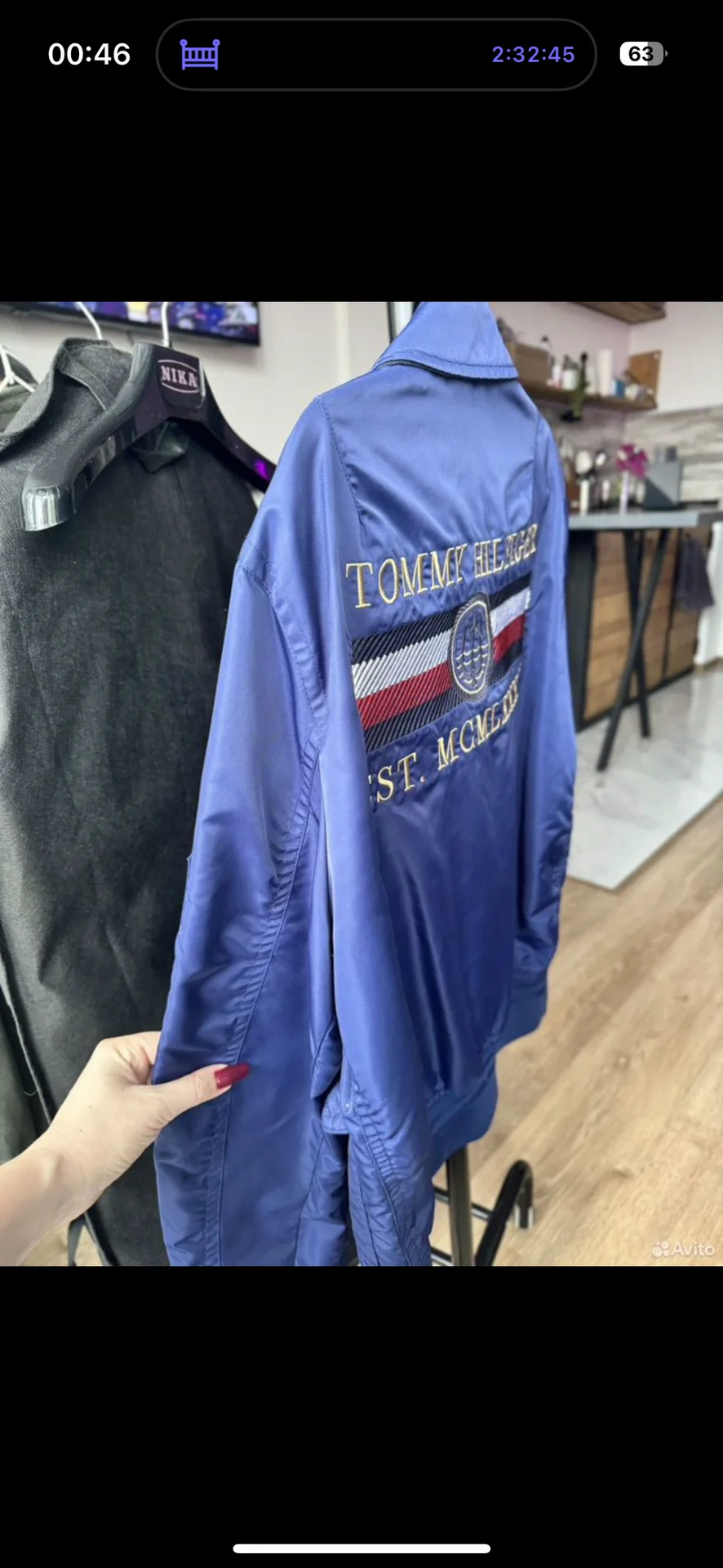 Бомбер куртка Tommy Hilfiger оригинал размер S - миниатюра 4