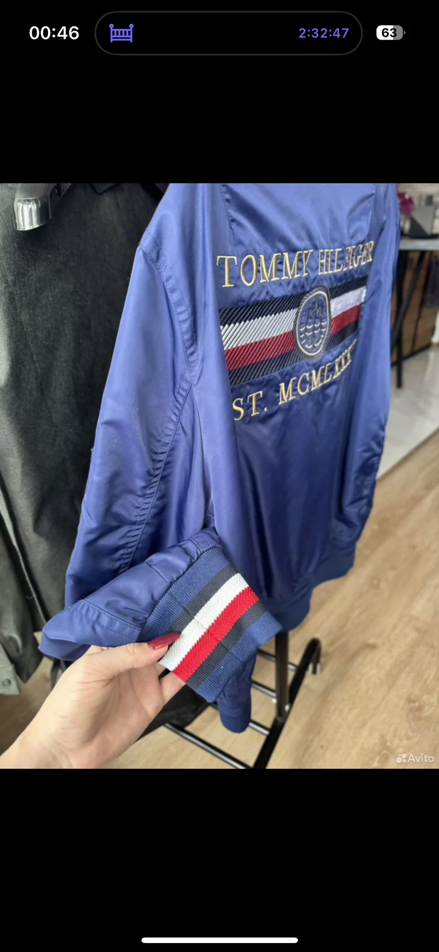 Бомбер куртка Tommy Hilfiger оригинал размер S - миниатюра 5