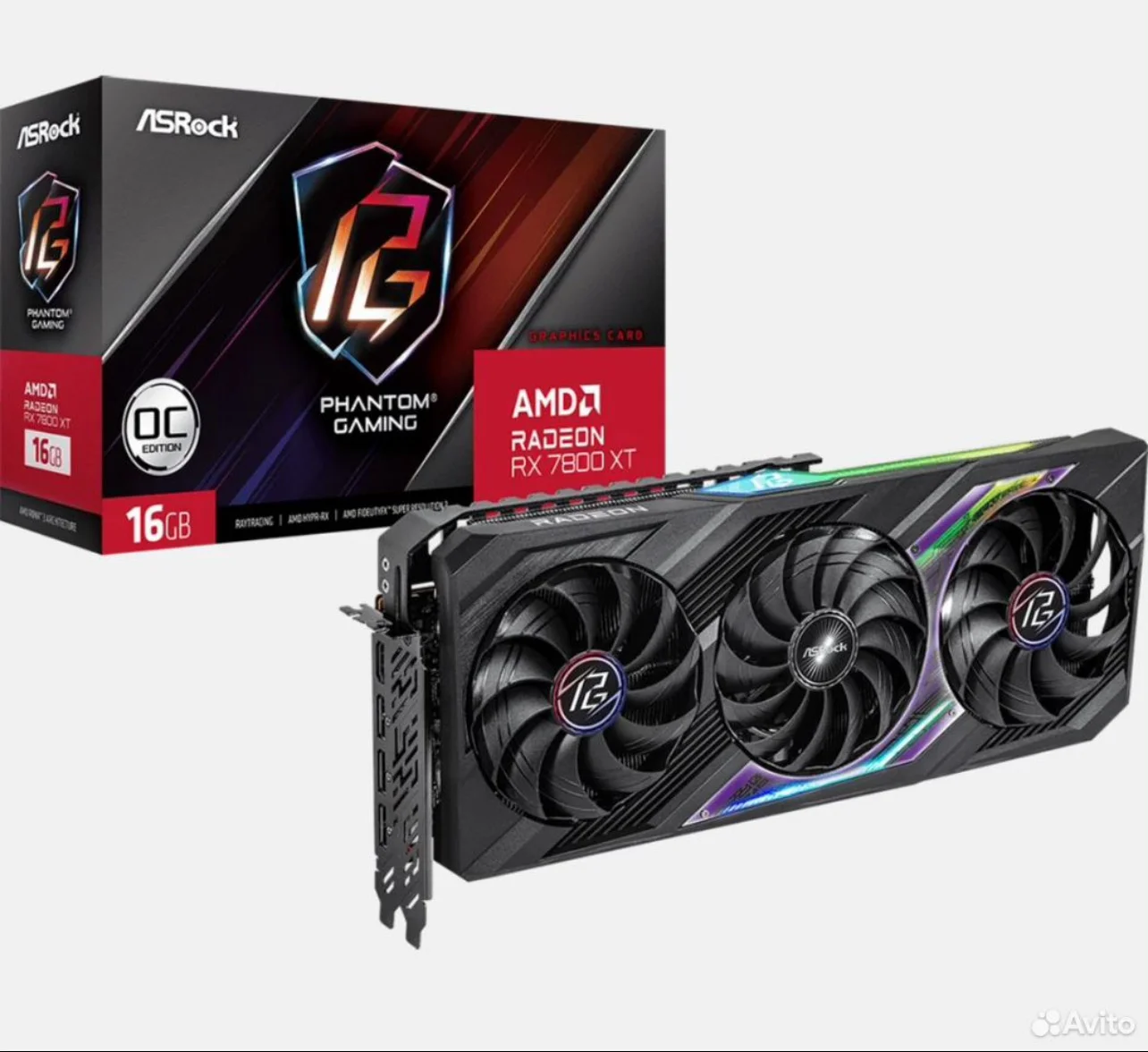 ASRock Radeon RX 7800 xt Phantom Gaming - миниатюра 3