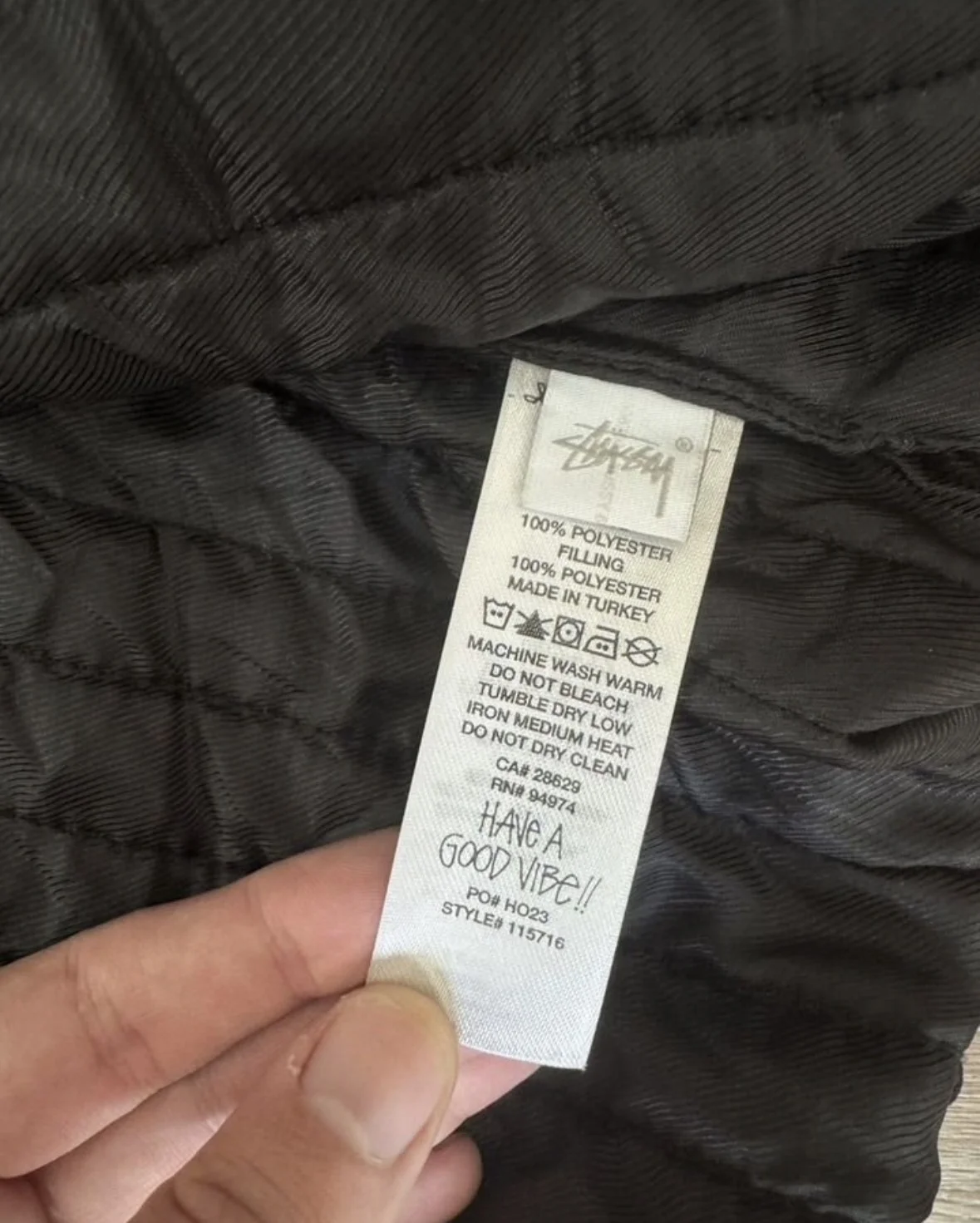 Куртка Stussy Double Dye Work Jacket новая - миниатюра 5