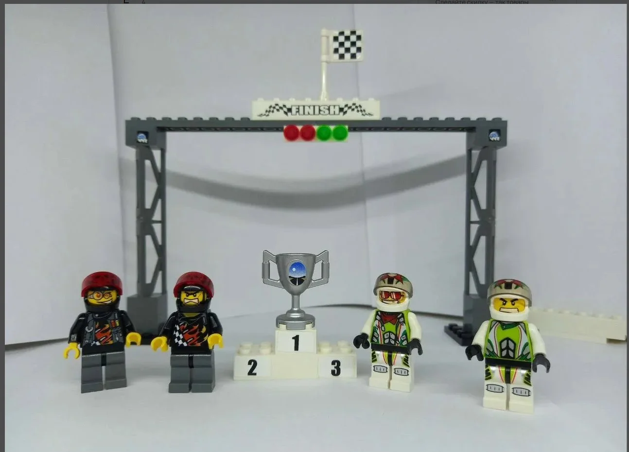 Lego world racers 8898 Аварийная трасса - миниатюра 2