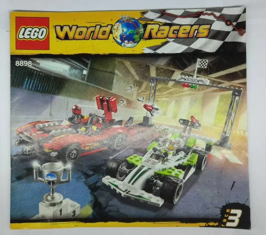 Lego world racers 8898 Аварийная трасса - миниатюра 3