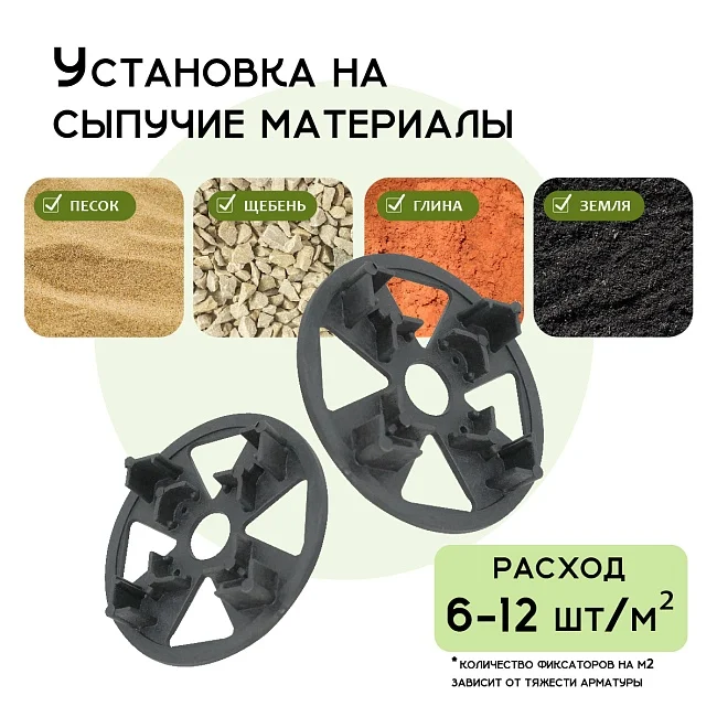 Фиксатор Опора на сыпучий грунт - миниатюра 2