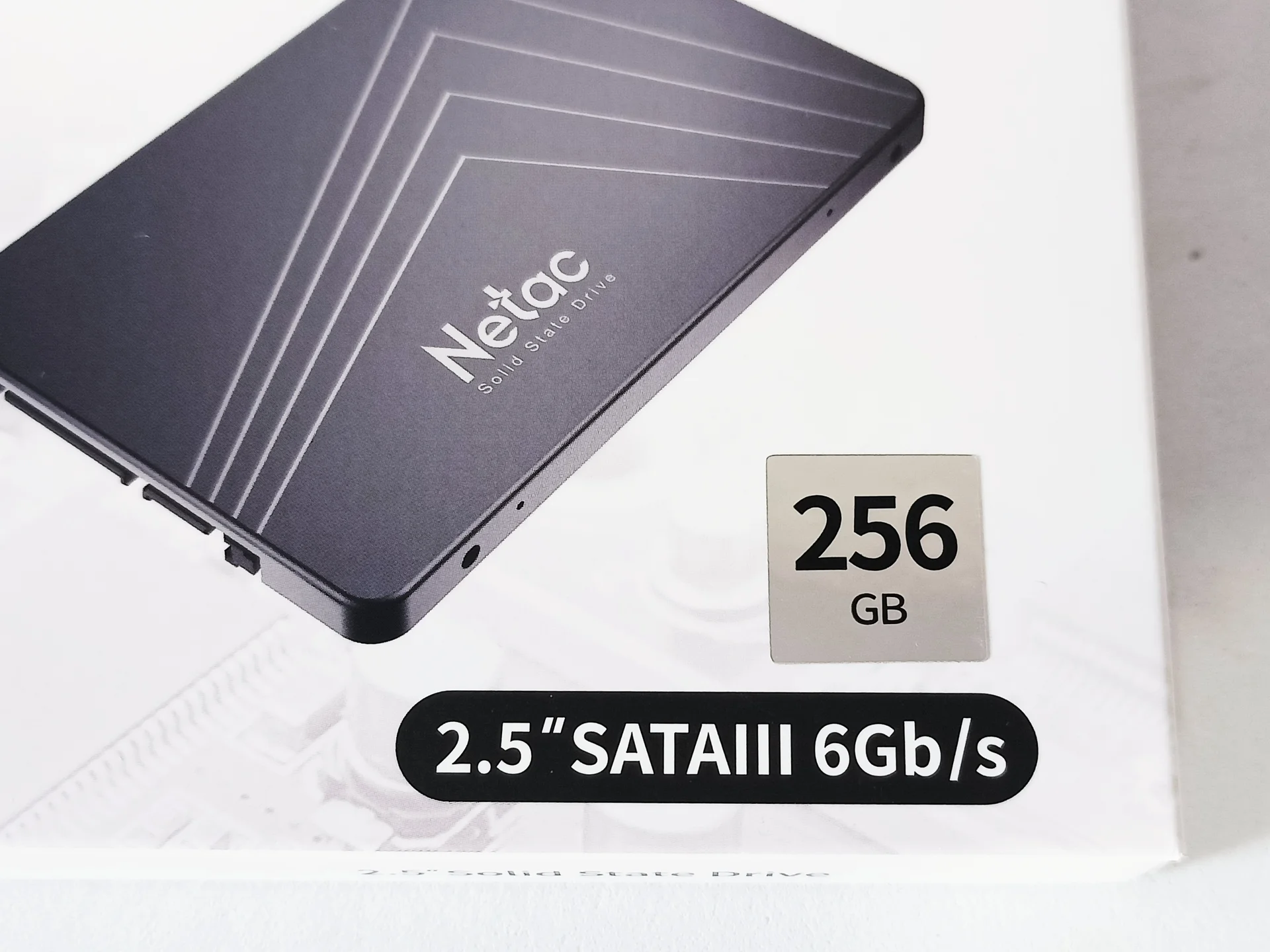 SSD SATA3 2,5 дюйма 256ГБ Netac N530S внутренний Новый 256GB - миниатюра 2