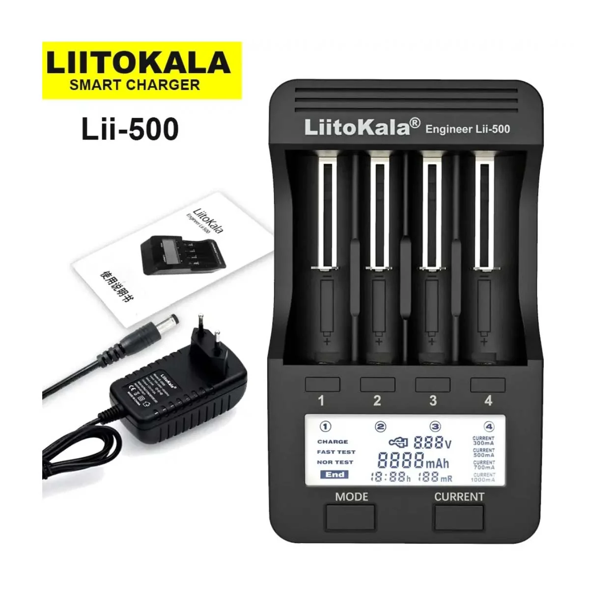 Liitokala lii-500 Engineer ЗУ универсальное зарядное устройство - изображение 1