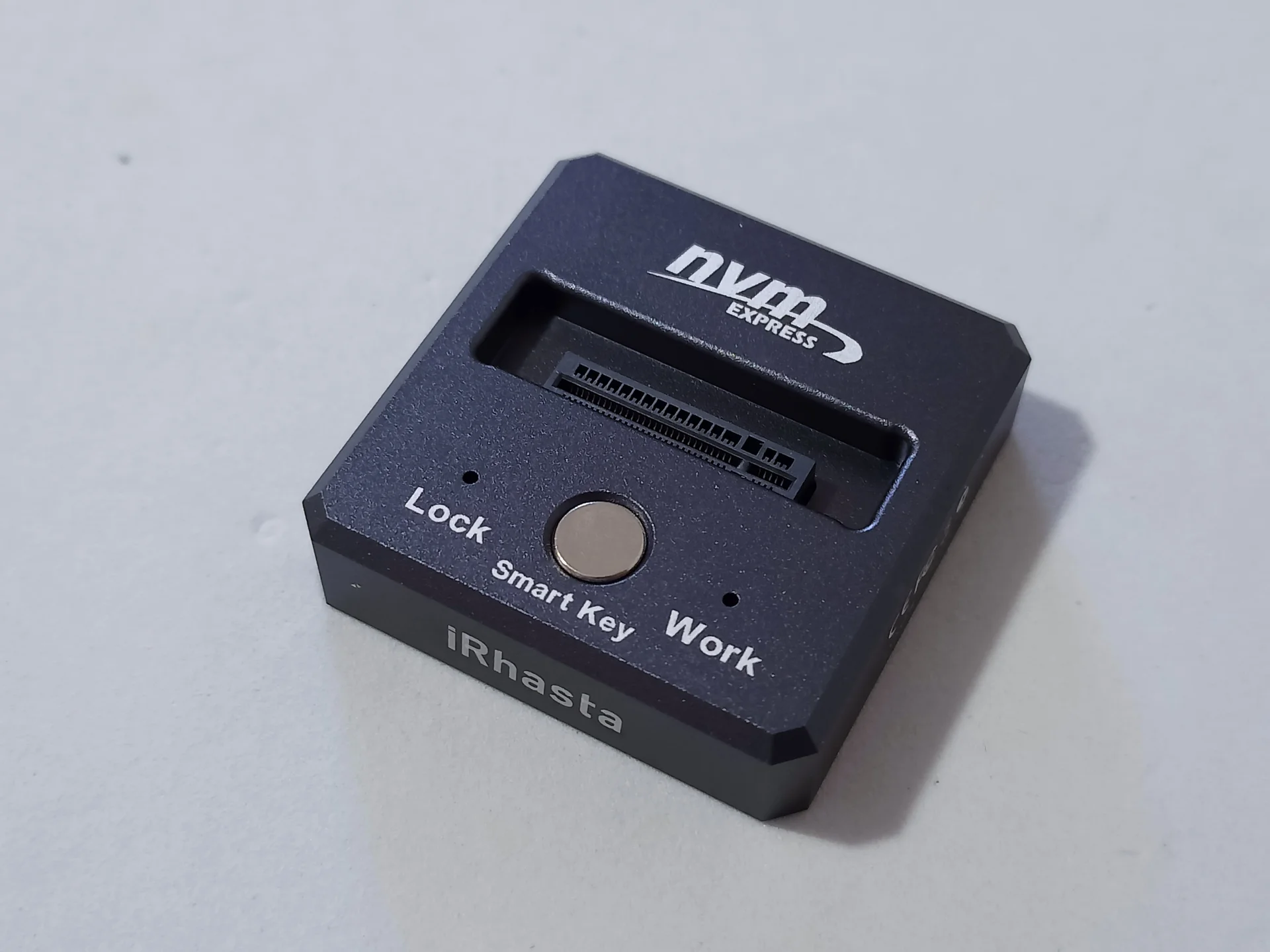 Адаптер док-станция NVMe SATA SSD M.2 USB Type-C защита от записи - миниатюра 2