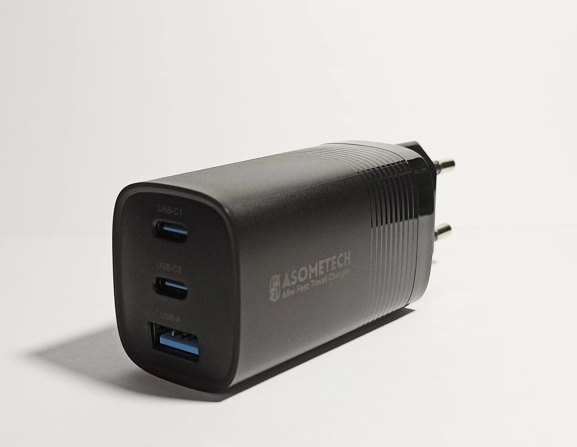 GaN 65Вт Устройство для быстрой зарядки зарядное USB-A 2xType-C PD QC AFC SFC FCP - миниатюра 3