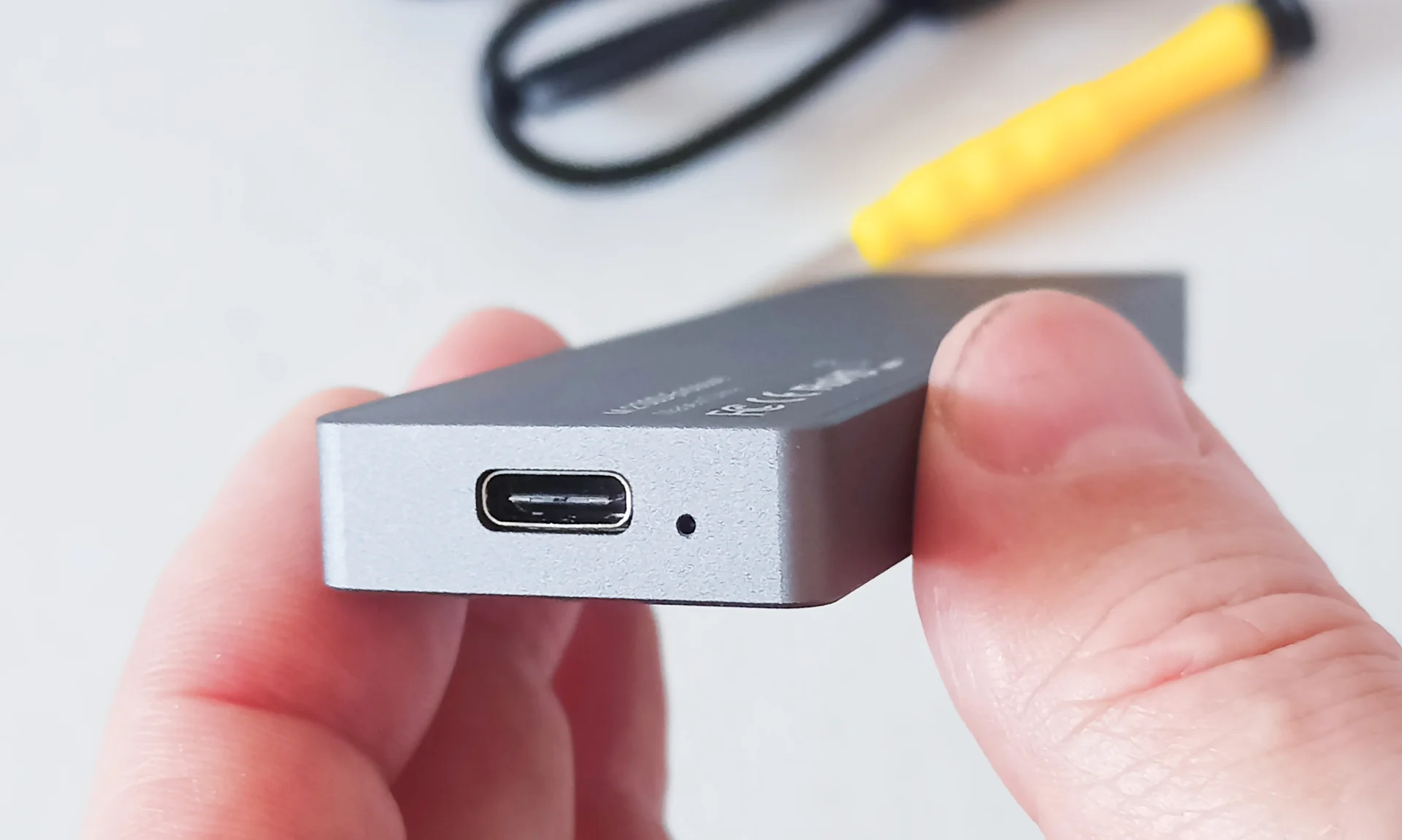2в1 Универсальный бокс M.2 SSD с поддержкой двух протоколов NVMe и NGFF (SATA) UnionSine алюминиевый - миниатюра 2