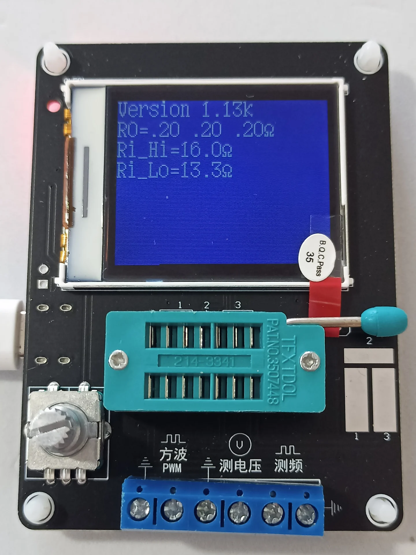 GM328A тестер LCR ESR Новая модель Многофункциональный, проверка радиоэлементов диоды транзисторы - миниатюра 9