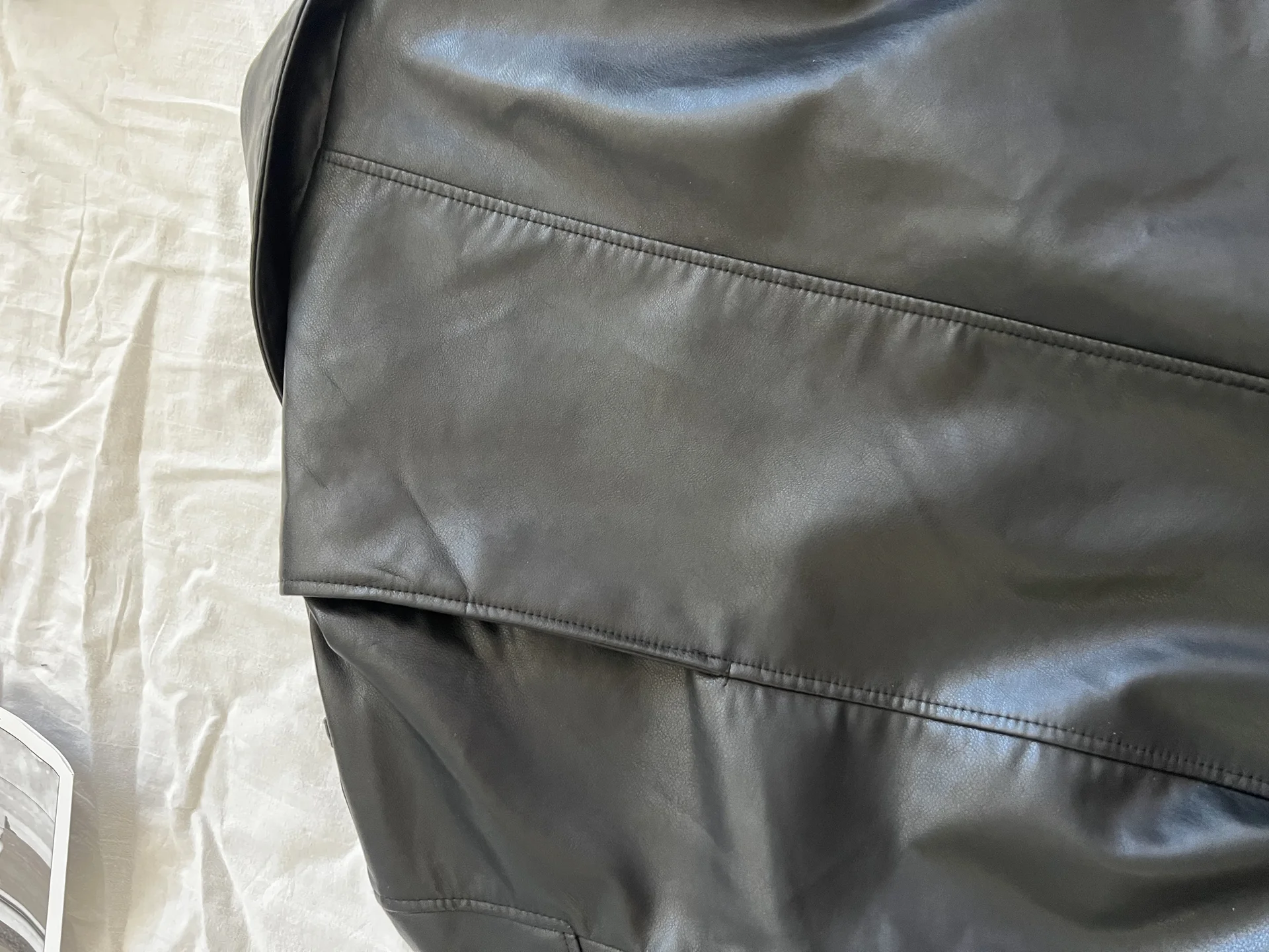 Кожаная куртка Zara s-m оригинал - миниатюра 7