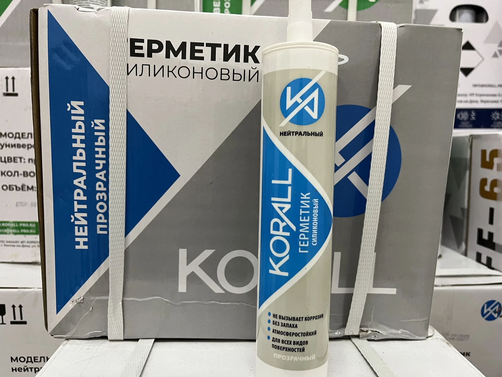 Герметик силиконовый нейтральный Korall - миниатюра 2