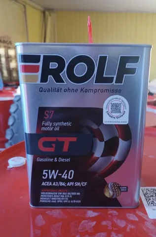 Масло Rolf GT 5w40
