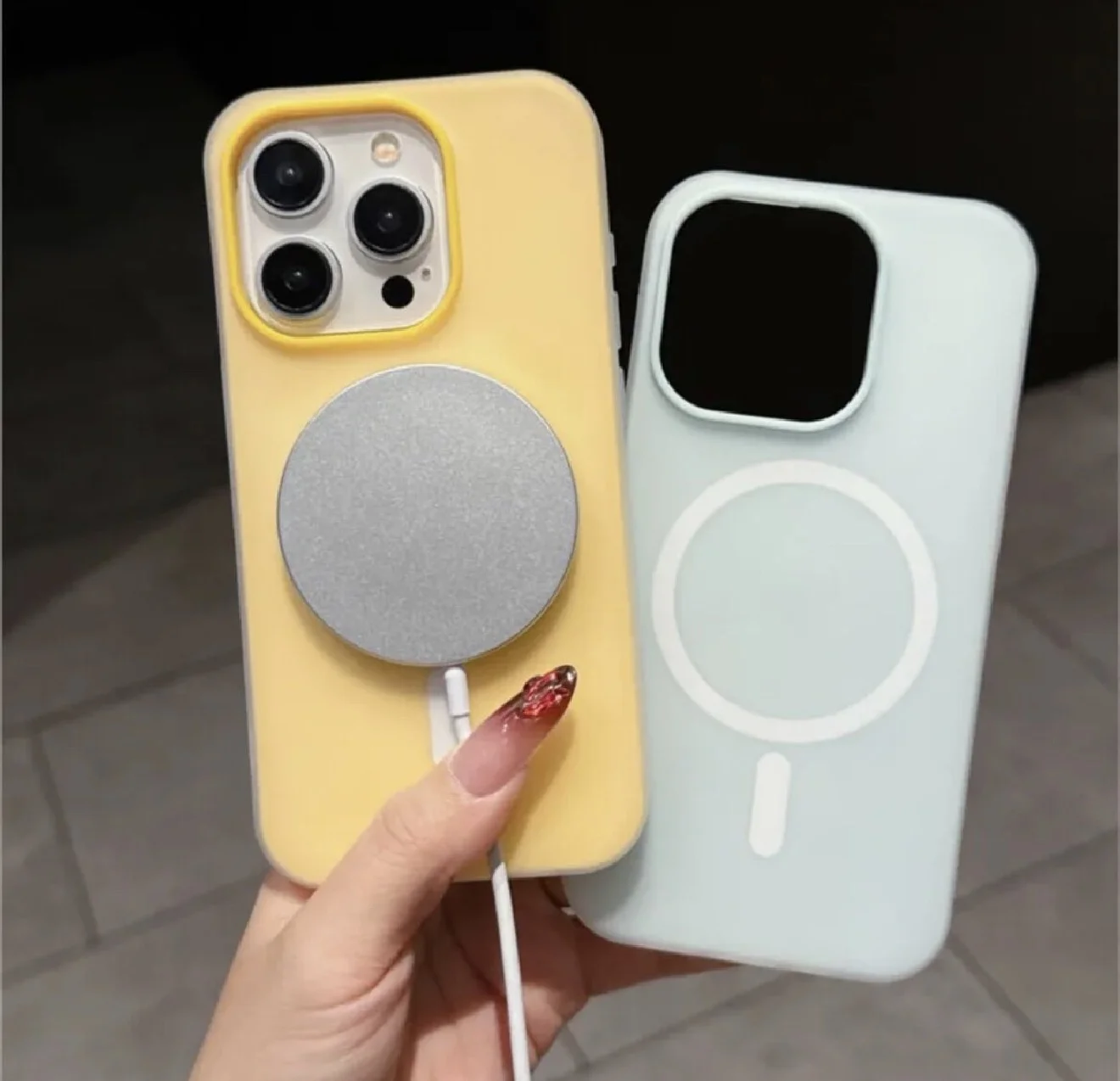 Чехол на iPhone 15 Pro Max с MagSafe, матовый, противоударный - миниатюра 7