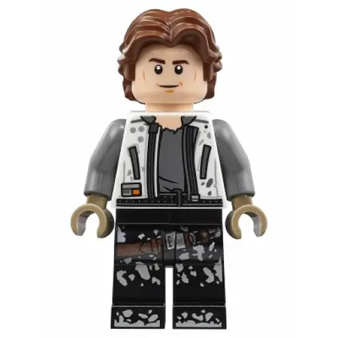 Минифигурка LEGO sw0915 Han Solo, White Jacket, Bl