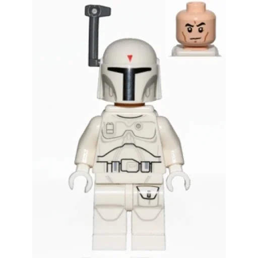 Минифигурка LEGO sw0631 Boba Fett - White, Detaile - изображение 1