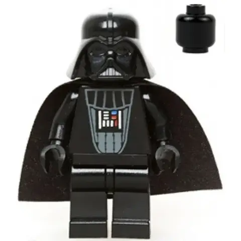 Минифигурка LEGO sw0386 Darth Vader (Black Head)