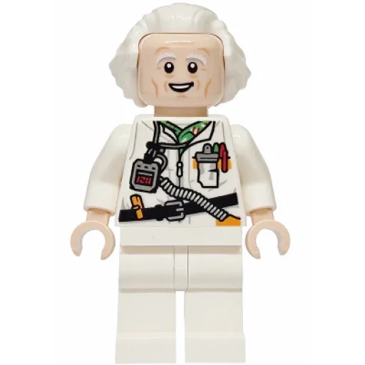 Минифигурка LEGO sc139 Doc Brown - Long Hair, Tool - изображение 1