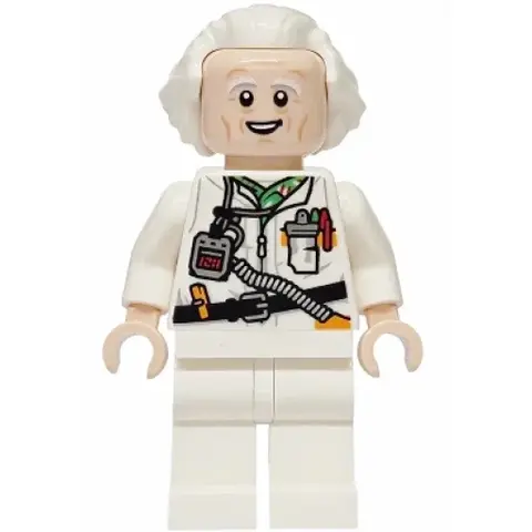 Минифигурка LEGO sc139 Doc Brown - Long Hair, Tool