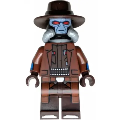 Минифигурка LEGO sw1490 Cad Bane - Black Head